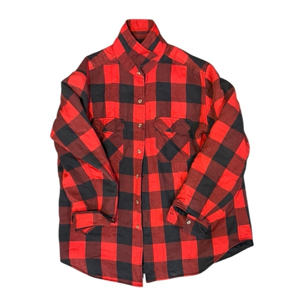Woolrich Mens Plaid Jacket 
Size XL
Condition- Pre- owned
Color- Red​